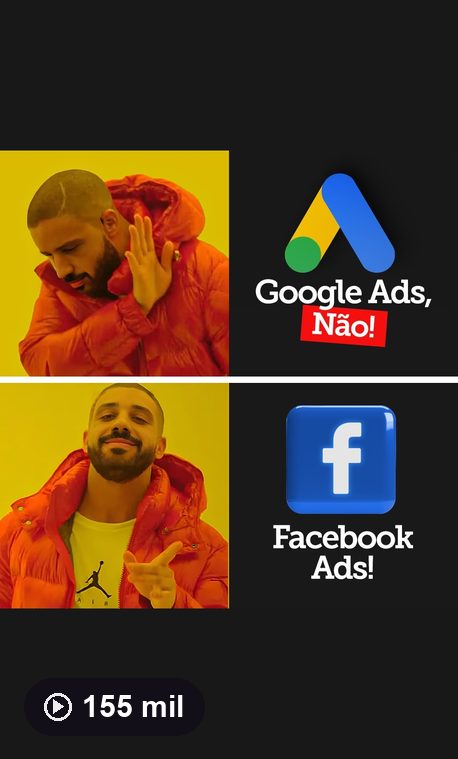 Peça publicada no perfil do Lucas